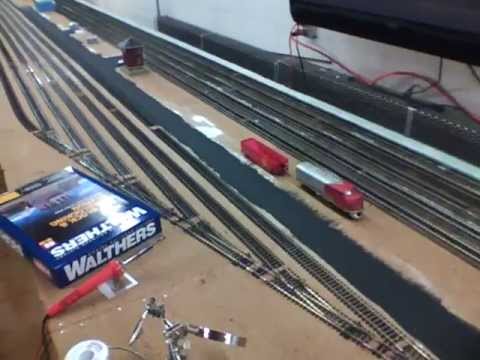 Layout update #6 HO scale rail yard almost complete - YouTube