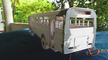 Miniature Bus | Miniature Leyland Bus Before Paint  | part 14 | dry tronic