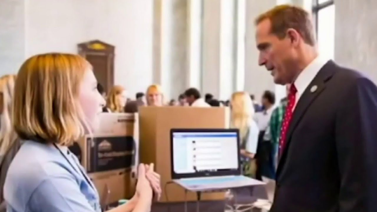 High school students compete in Congressional app challenge - YouTube