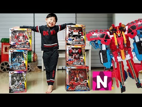 뉴욕이의 또봇V 변신 로봇 장난감 합체 놀이 뉴욕이랑 놀자 Tobot V Toys Robot Transformers NY Toys