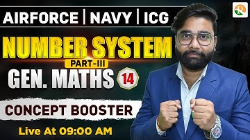 Number System # 03  Airforce, Navy, ICG, NDA | Airforce Y Group Maths 2025 | Airforce 2025 | RSSIR