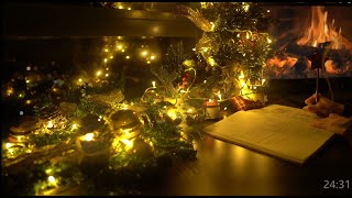 Study with Me (Christmas Holiday Edition) | Pomodoro 25-5 (w Christmas instrumental music)