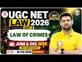 UGC NET Law Paper 2 | UGC NET Law of Crimes | UGC NET Law Classes | Law Of Crimes UGC NET