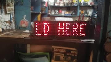 48x8 Scrolling Text Led Display using Arduino.