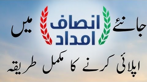 How to Apply For Insaf Imdad Program || Govt. Of Punjab