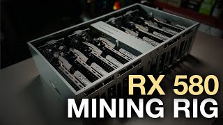 8 GPU RX 580 Mining Rig Ethereum Hashrate, Profitability, Overclocks