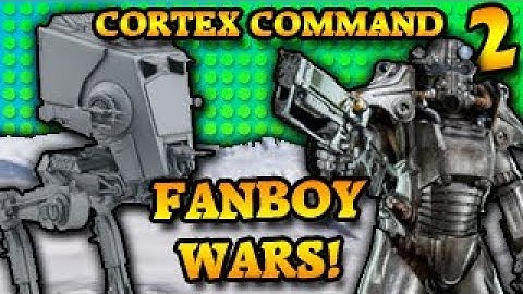 Star Wars and Fallout Fight For Hoth! Cortex Command Fanboy Wars Campaign Part 2