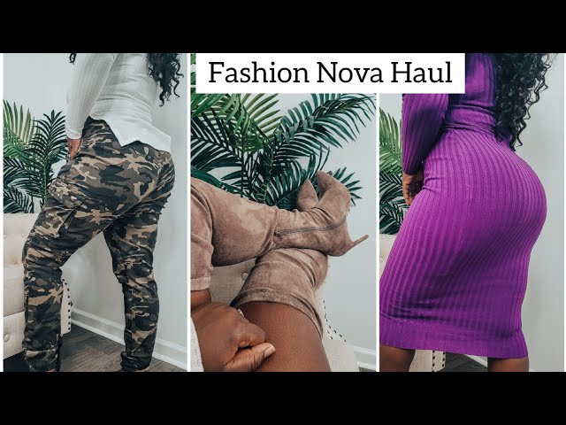 FASHION NOVA HAUL 🌟 . New In Fall Pieces from Fashion Nova. Cargo Pants, Sweater Dresses, Boots