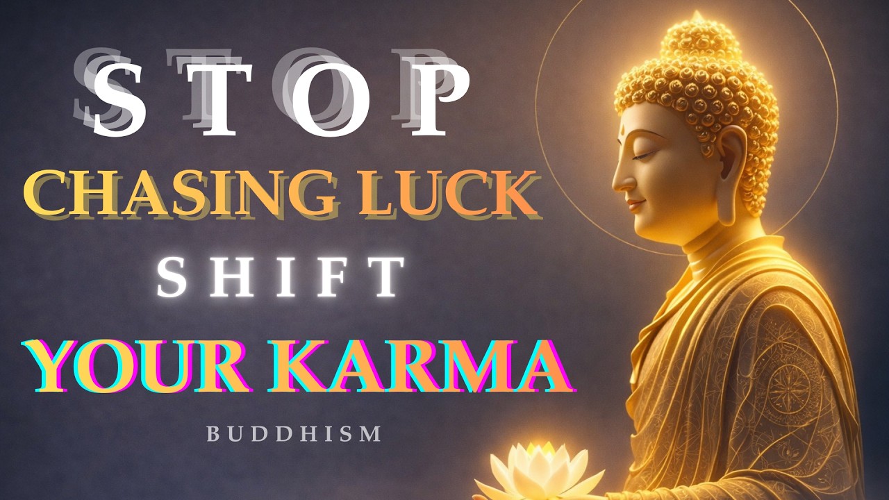 How to Stop Chasing Good Luck and Shift Karma - Buddha Wisdom - YouTube