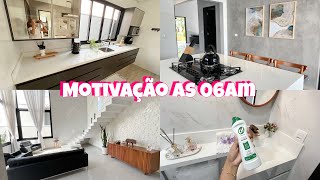 FAXINA COMPLETA NA CASA as 06:00 da manhã 🏠💕 MOTIVAÇÃO DE FAXINA CEDO