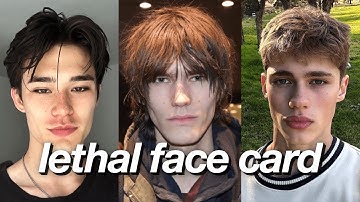 How to build a lethal face card (looksmaxxing secrets)