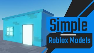How to do Simple Roblox Models Tutorial - Part: Beginners - 01
