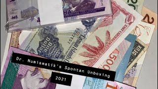 Dr. Numismatiks Erstes Spontan Banknoten Unboxing 2021