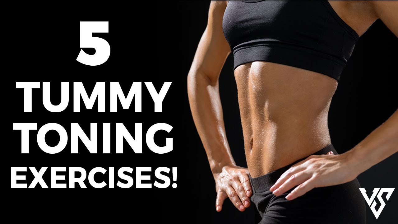 HOW TO FLATTEN YOUR STOMACH (5 Tummy Toning Exercises)