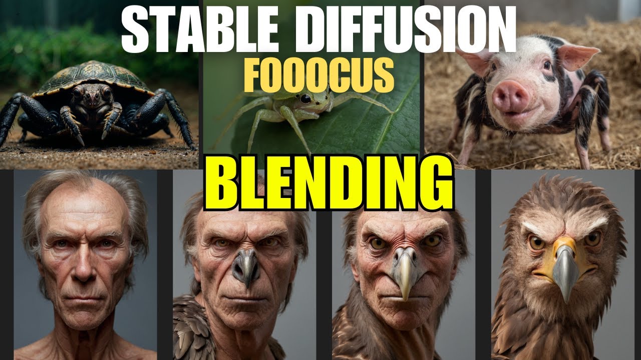 Stable Diffusion - Experimenting with Blending and Multi Line Prompts in Fooocus