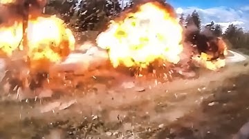 Army Demolition Training • Destruction By C4