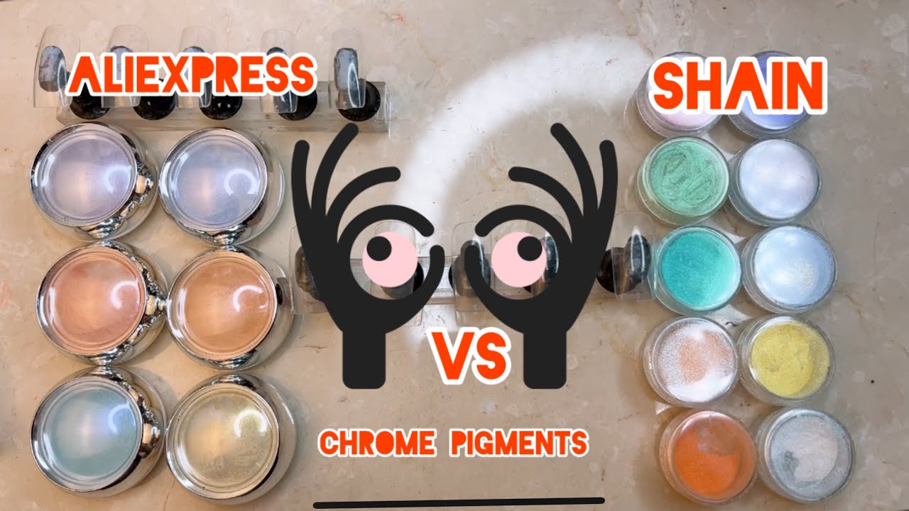 Shain Color SHAIN VS ALIEXPRESS CHROME PIGMENTS | Aurora or Iridescent Pigments ...
