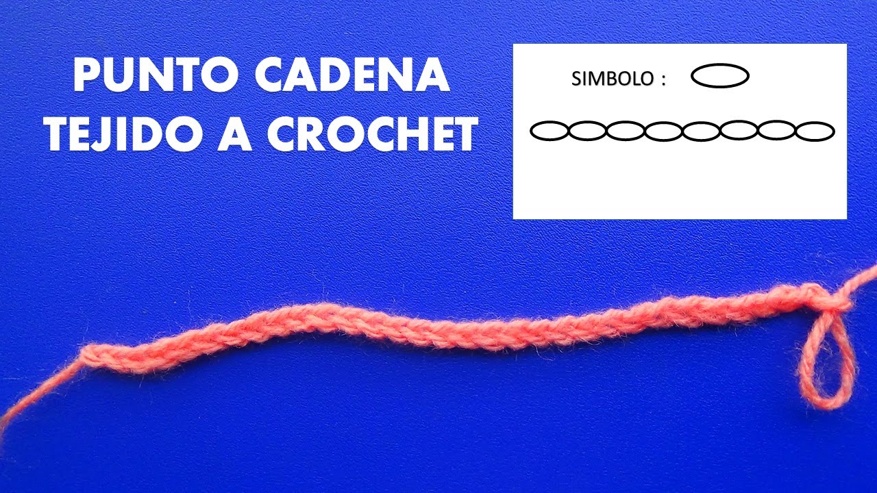 crochet hair Como Tejer el Punto cadena tejido a crochet paso a paso