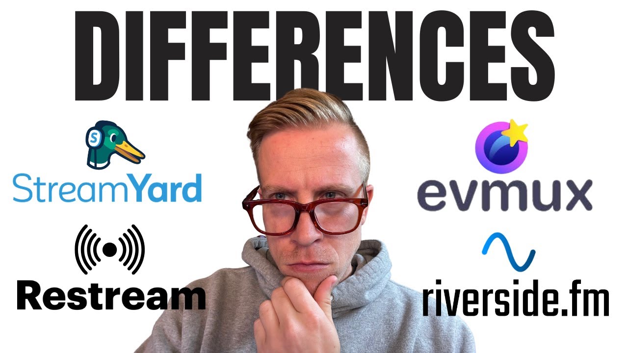 StreamYard vs Restream vs Evmux vs Riverside.FM - Which is Best?