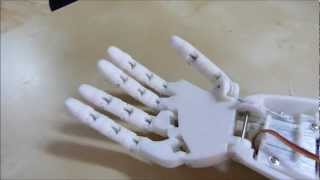3D printed robot hand by RoboSavvy