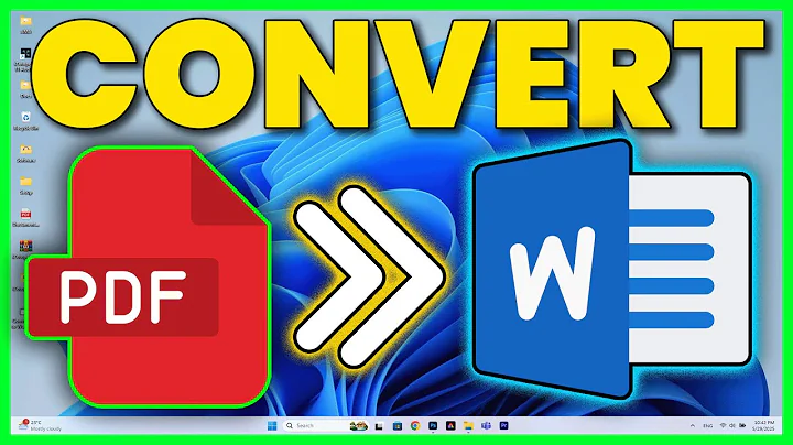Convert PDF to Word document using Word without losing Formatting - PDF to word Offline 2025