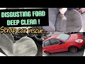 Cleaning the dirtiest car ever!  Ford Fiesta deep clean disaster detail!