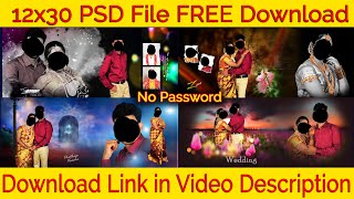 12x30 Indian wedding PSD file FREE download | No Password | Ph&PSD