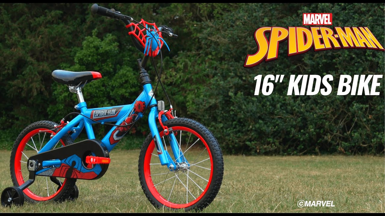 Vélo Marvel Spider-Man de 16 po pour garçons, par Huffy 