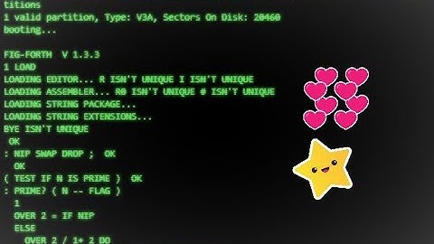 PDP-11 FORTH prime factorization