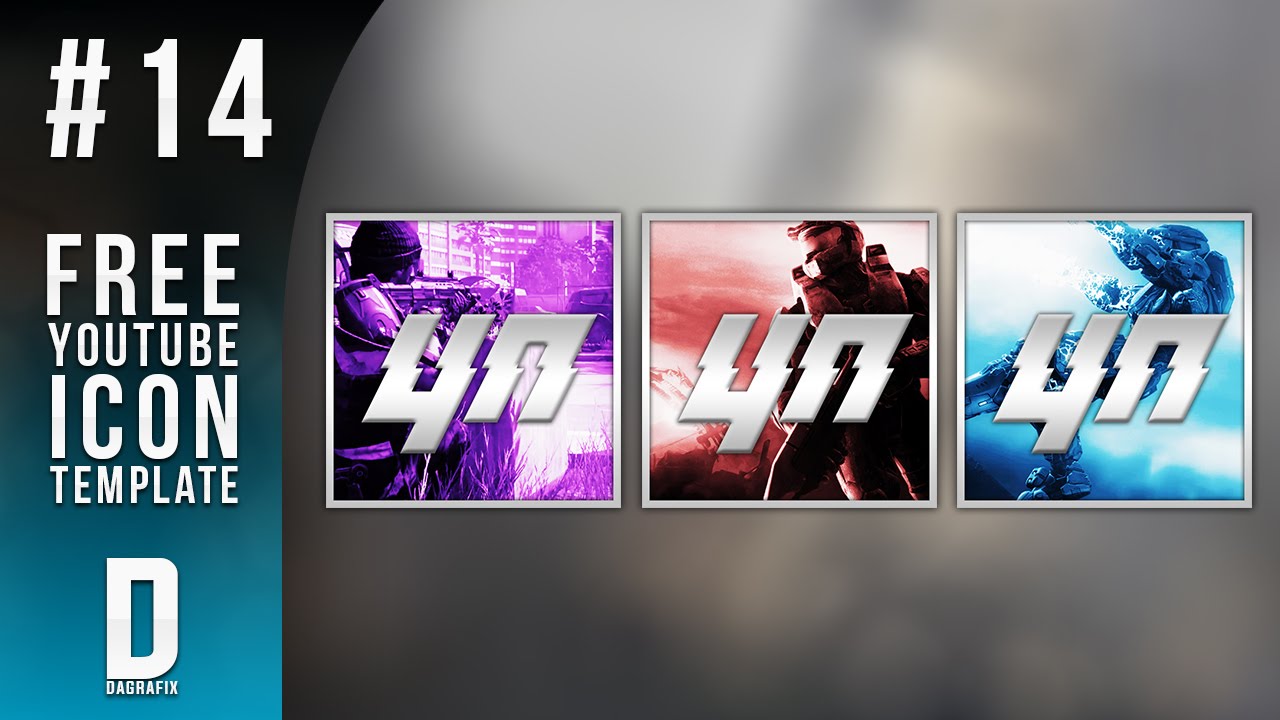 youtube icon template