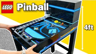 I Made a Working LEGO PINBALL Machine...