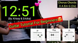 12:51 (Super Easy Chords) | Guitar Tutorial | TAGALOG