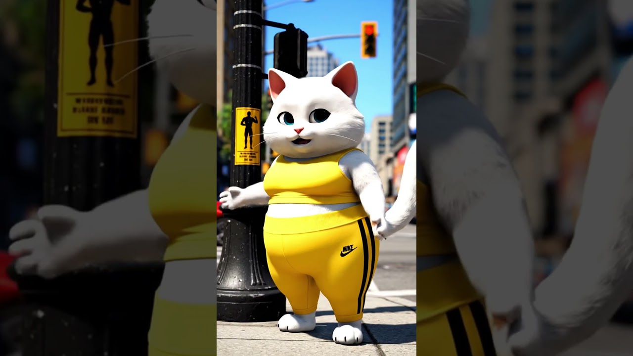 Fat Cat’s Transformation 💪 