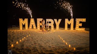 Pedida de mano en la playa, Trujillo - Perú /  Propuesta de matrimonio frente al mar