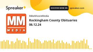 Rockingham County Obituaries 06.12.24