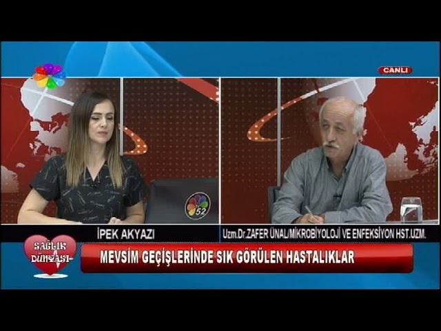 15/10/2018 İPEK AKYAZI İLE SAĞLIK DÜNYASI - Uzm.Dr.ZAFER ÜNAL / MİKROBİYOLOJİ VE ENFEKSİYON HST.UZM.