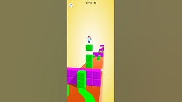 Cube run Level Android or iOS Gameplay #shorts #gamingshorts #viralgaming #bullgaming