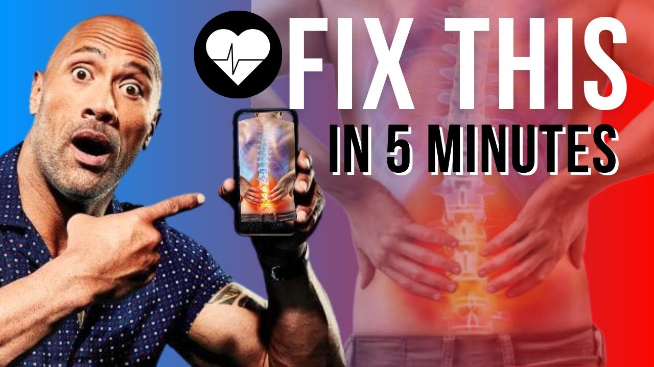 How to Fix LOW BACK PAIN in 5 minutes (TOP BEST EXERCISES!) - YouTube