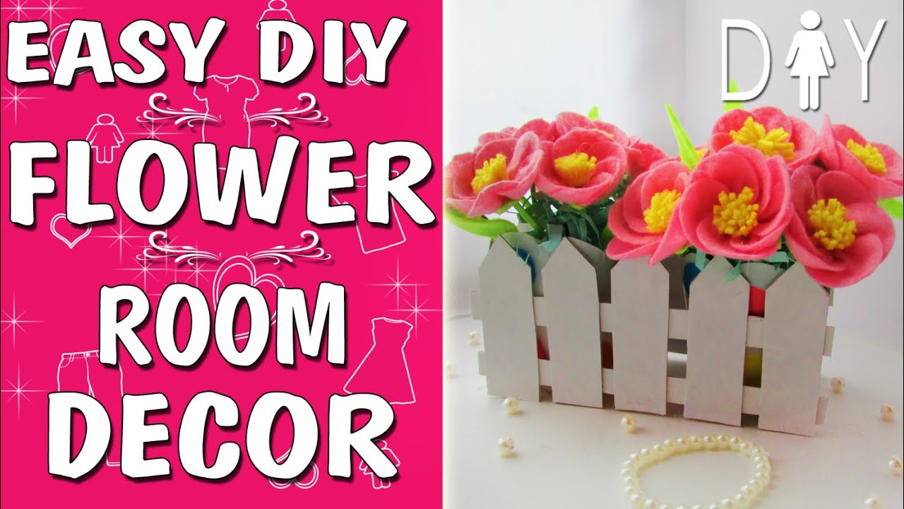Flowerbed Spring Room Decor DIY Craft YouTube