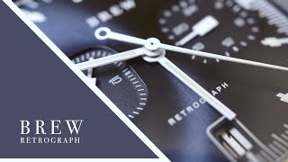 Classic Yet Refreshing Micro Brand Chronograph | Brew Retrograph