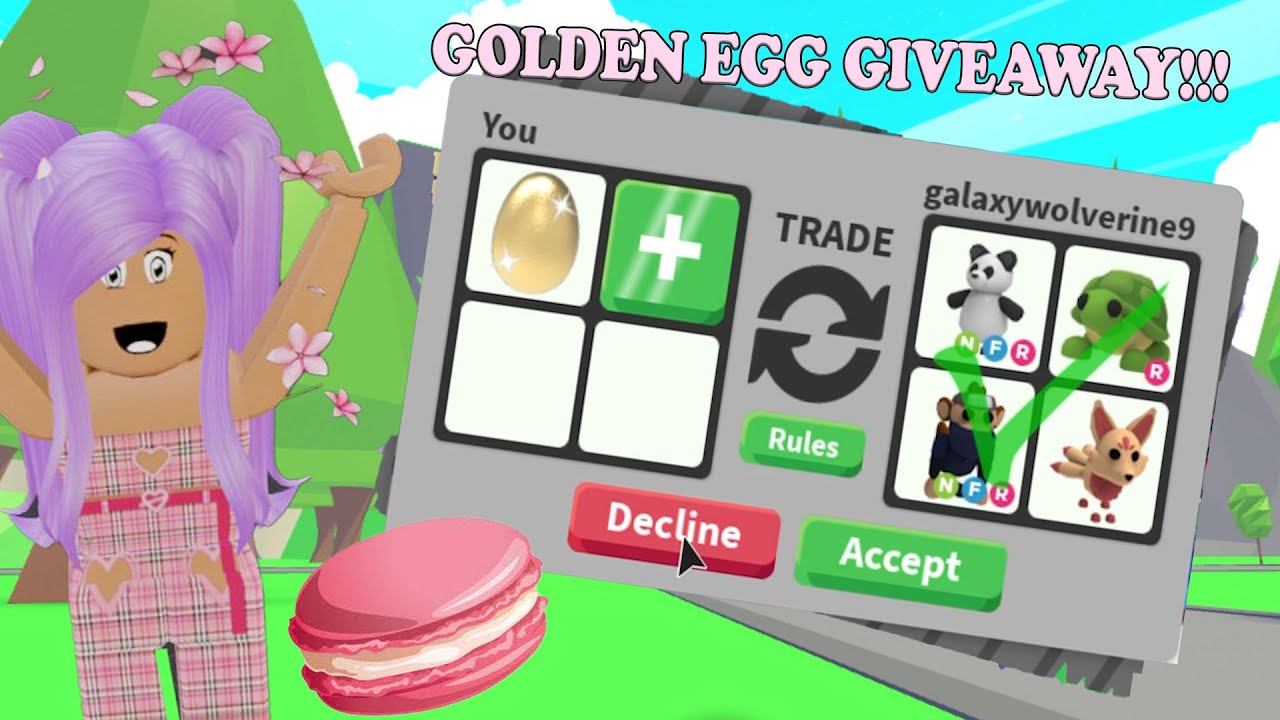 GOLDEN EGG GIVEAWAY!!! What People REALLY Trade for a ...