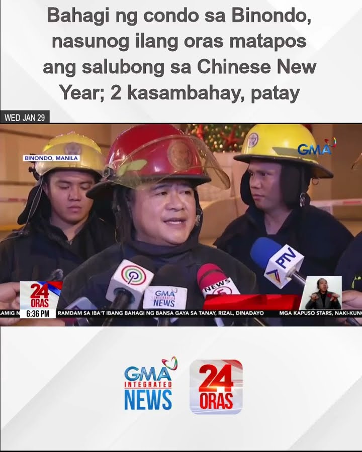 Bahagi ng condo sa Binondo, nasunog ilang oras matapos ang salubong sa Chinese New Year | 24 Oras