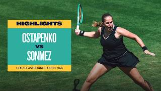 Ostapenko flies through Jelena Ostapenko v Zeynep Sonmez Lexus Eastbourne Open Highlights