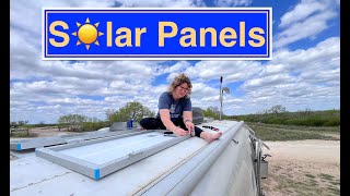 RV Solar Panel Install  Airstream Upgrade!  200 Watts of Renogy Roof Solar Panels
