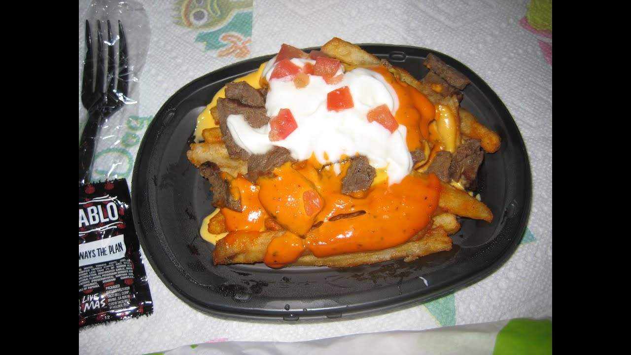 Taco Bell Steak Reaper Ranch Fries Supreme/Burrito Review ...