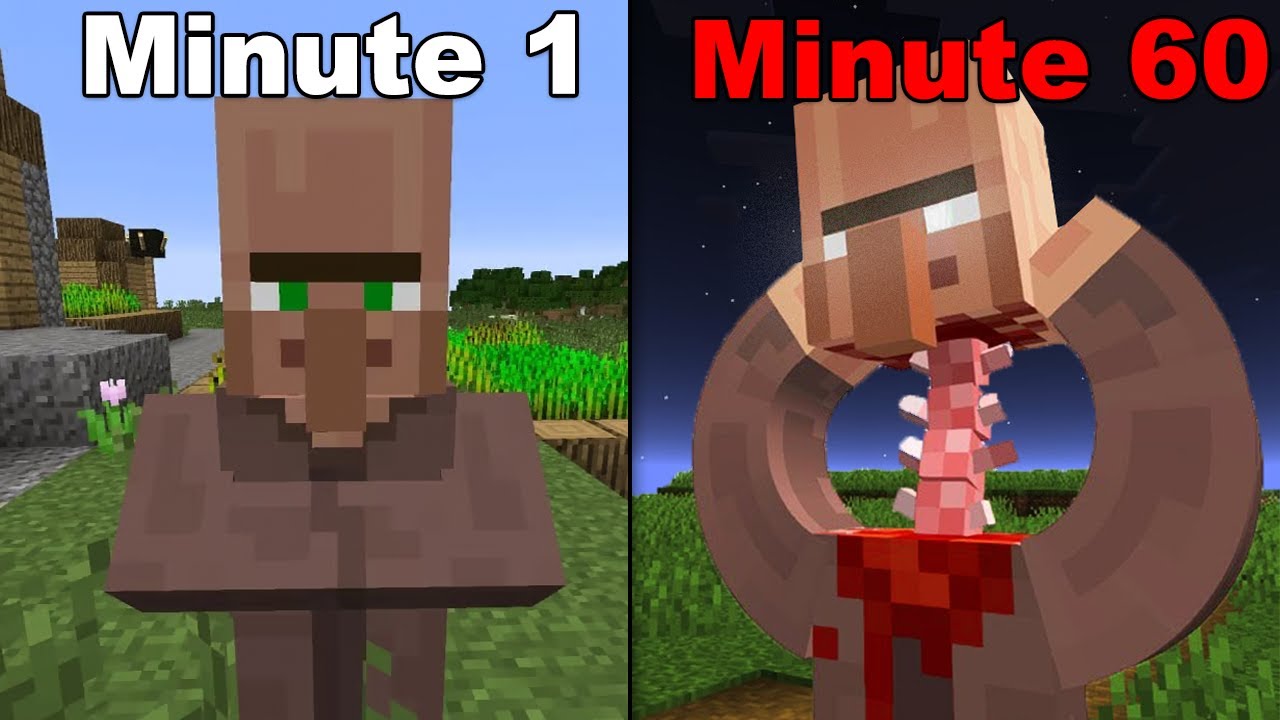 Minecraft, But Every Minute It Gets More Scary