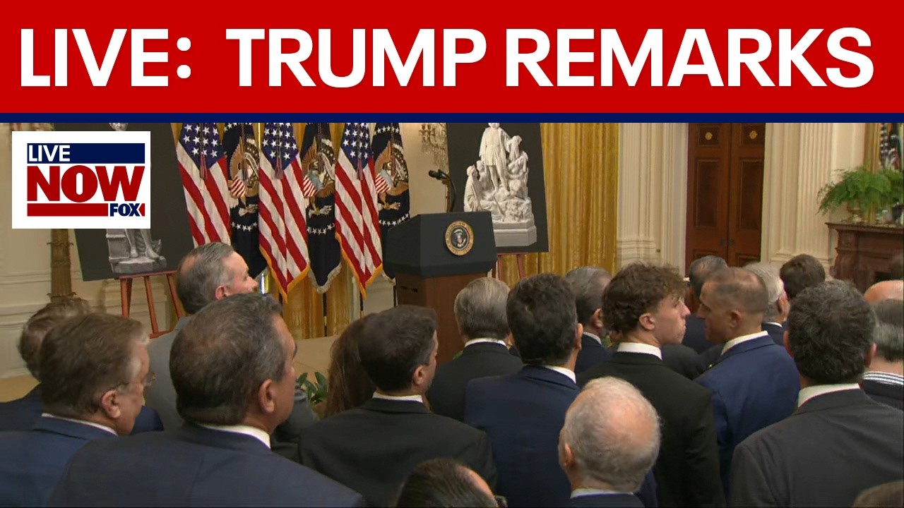 ⁣LIVE NOW: Trump hosts Columbus day event