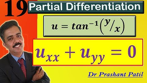 Partial Differentiation  || 𝒕𝒂𝒏^(−𝟏) (𝒚⁄𝒙) || 22mat11 || 18mat21 || Dr Prashant Patil