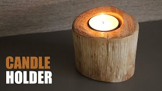 Easy Woodworking Projects - Candle Holder DIY