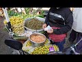 Cambodian traditional food market, Ta Khmao Chas market food, huge varieties of food